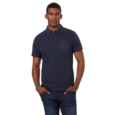 Red Herring Navy patch pocket polo shirt